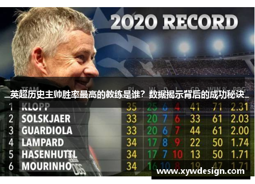 英超历史主帅胜率最高的教练是谁？数据揭示背后的成功秘诀